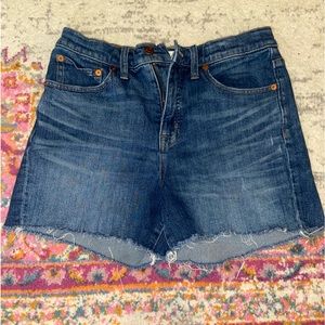Madewell High-Rise Denim Shorts